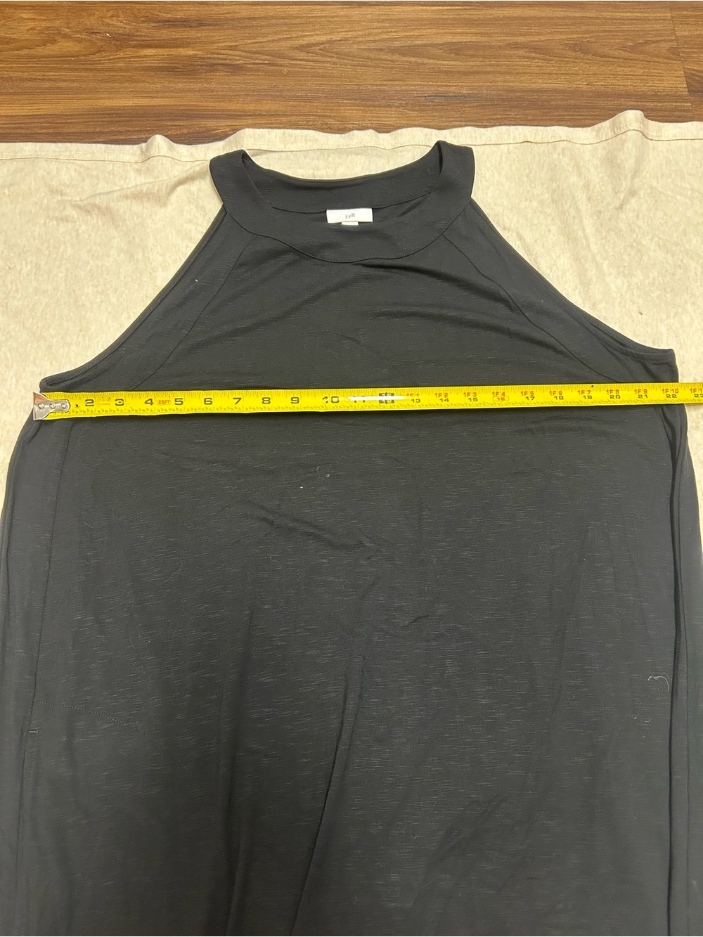 J. Jill Sleeveless Black Maxi Dress Stretchy Lightweight Elegant Classic Classy - Picture 9 of 9